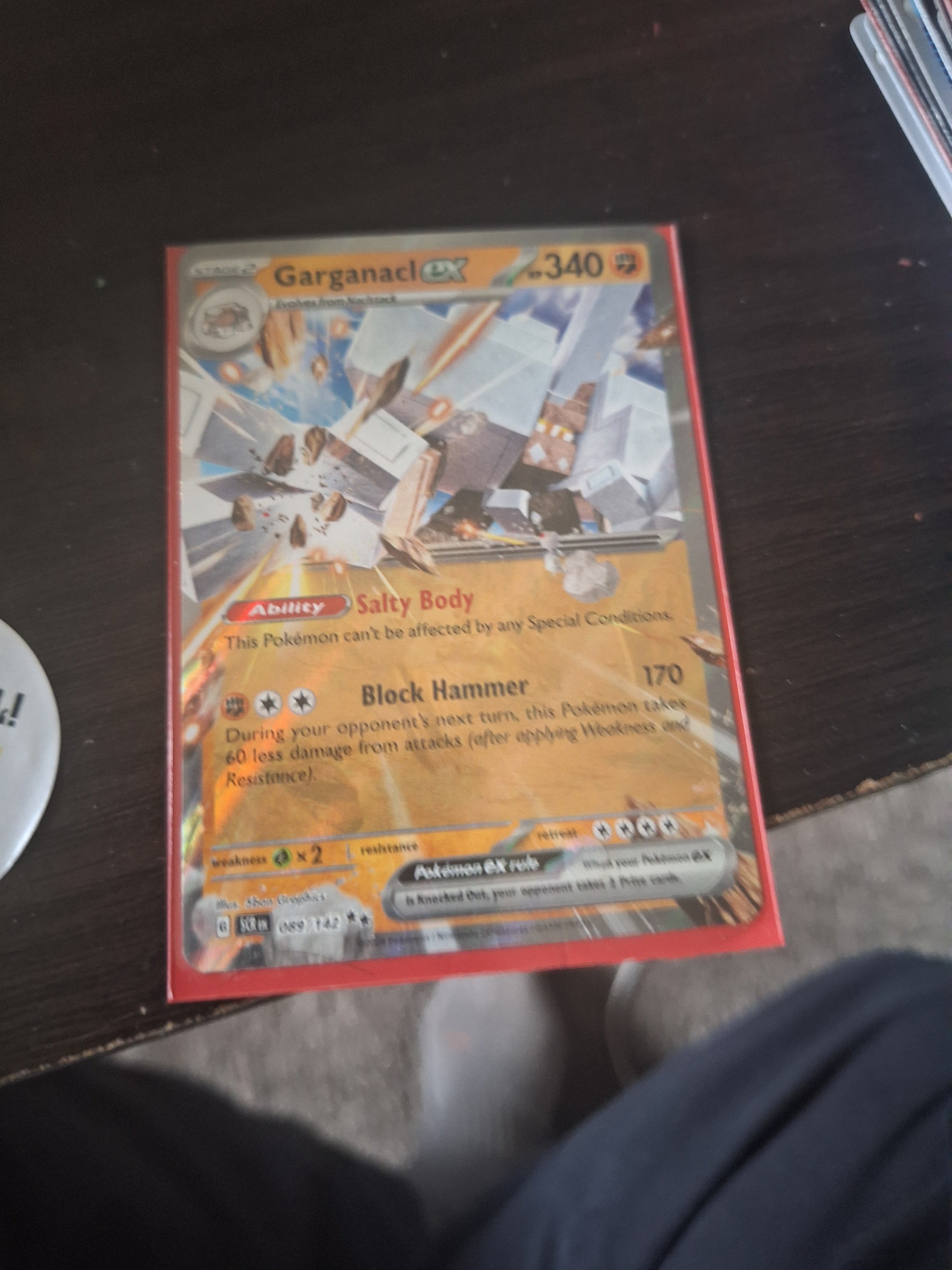 SV07: Stellar Crown #089/142 Garganacl ex