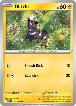 2025 Pokémon Scarlet & Violet - White Flare #31 Blitzle