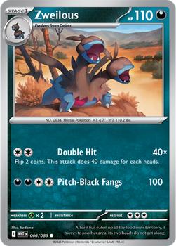 2025 Pokémon Scarlet & Violet - White Flare #66 Zweilous